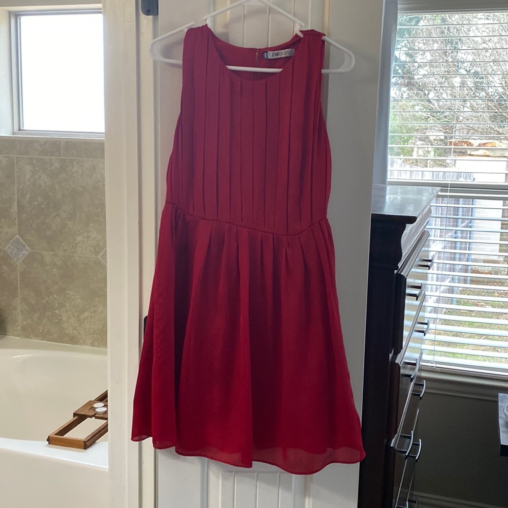 Red dress used for holiday.